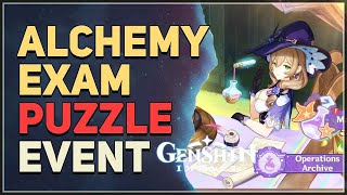 Alchemy Exam Genshin Impact [upl. by Atikehs]