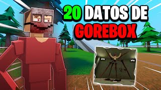 20 Datos de GOREBOX que no SABIAS ☠️ [upl. by Aniretac]