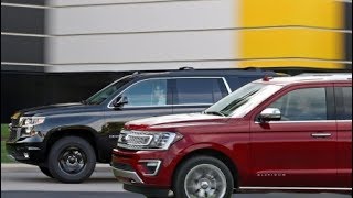 2017 Chevrolet Tahoe Z71 vs 2018 Ford Expedition Platinum [upl. by Ymmaj]