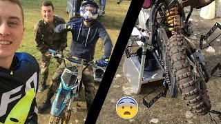 Accident amp Journée entre potes  DirtBike 150 YCF [upl. by Stallworth]