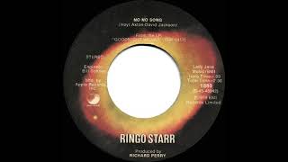 1975 HITS ARCHIVE No No Song  Ringo Starr a 1 recordstereo 45 [upl. by Ahcropal512]