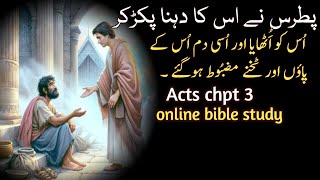 Acts chpt 3اعمالzaboor or geetaudio bibleonline bible studyRabicakhalid [upl. by Bonns]