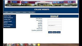 How to create College Website Project in ASPNET Part6  Coder baba [upl. by Menell35]