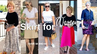 Skirts for Women Over 50 and 60 Look Even More Stunning [upl. by Hsinam]