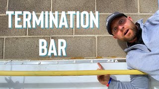 What Is A Termination Bar on a Flat Roof [upl. by Yanehs]