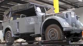 World War 2 German 1942 Horch Type 40 Being Delivered to New Home [upl. by Oatis832]