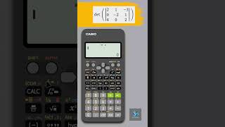 How to Find Determinant of Matrix  Casio fx991ES Scientific Calculator  Array  Value  ExamTips [upl. by Say]