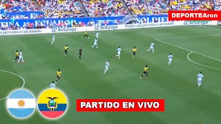 ARGENTINA 11 42 ECUADOR REACCIÓN EN VIVO  COPA AMÉRICA 2024 CUARTOS DE FINAL [upl. by Jaqitsch]