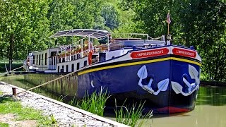 The 12 Passenger Hotel Barge LImpressionniste  Luxury Cruises on the Lower Burgundy Canal [upl. by Rowney]