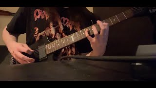 Cannibal Corpse  Evisceration Plague Guitar Cover [upl. by Tonya222]