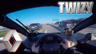 Renault Twizy on Autobahn Good idea [upl. by Remmos261]