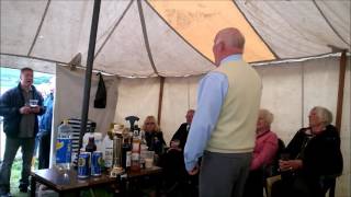 Keith Chugger Brown sings Mosstroopers Song Hawick Common Riding 11th June 2016 [upl. by Atinnor277]