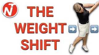 WEIGHT SHIFT  STACK amp TILT  GOLF TIPS  LESSON 212 [upl. by Gristede]