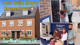 WE BOUGHT A HOUSE 🏡🇬🇧 യുകെയിൽ വാങ്ങിയ പുതിയ വീട് Full Empty House Tour Getting The Keys😍 [upl. by Kcor237]