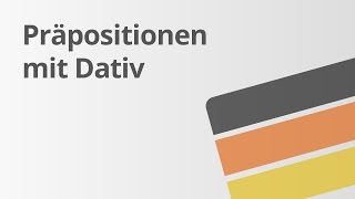 DativPräpositionen  Deutsch  Grammatik [upl. by Adyl]