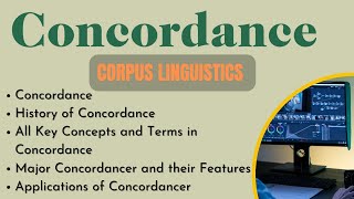 Concordance History amp Application of Concordancers Corpus Linguistics UrduHindi Notes [upl. by Yznil584]