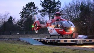 DRF Luftrettung  Landung Christoph 43 EC 135 DHDRC [upl. by Wynn]