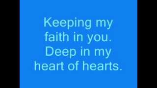 Keeping my faith in you  by Luther Vandross lyrics [upl. by Kailey]