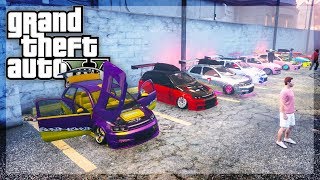 GTA 5 Online  Ultimate RICER MeetTakeover Funny Moments [upl. by Haissi]