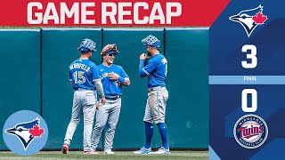 Berríos leads Blue Jays to series win [upl. by Nylacaj264]