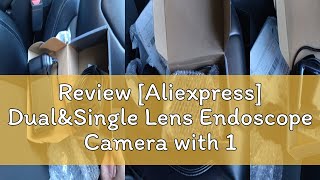 Review Aliexpress DualampSingle Lens Endoscope Camera with 1080P 8mm 43quot IPS Screen IP67 Waterproo [upl. by Nirre]