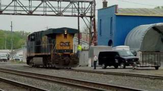 CSX Trains on the Mohawk Subdivision and Selkirk Subdivision in Fonda Amsterdam and Rotterdam NY [upl. by Sanyu]