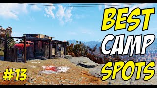 Fallout 76 Best CAMP Locations  Top 5 Spots Part 13 [upl. by Ahsiemak]