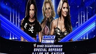 WWE 2K14 AJ Lee vs Kaitlyn Divas Championship w Natalya as Special Referee [upl. by Heloise]