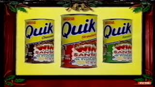 Nestle Quik  Santas Workshop Promotion  Australian TV Commercial 1994 [upl. by Kakalina494]