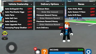 Car dealership Tycoon Script 📜  Op  No key 🗝️ [upl. by Ulyram]