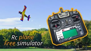 How to setup Rc Simulator for FLYSKY FSi6X  PC Simulator setup for Rc Plane  Free simulator [upl. by Flossi]