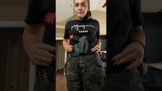 My tactical concealed carry set up✨🖤 concealedcarry womensconcealedcarry [upl. by Ettenyar928]