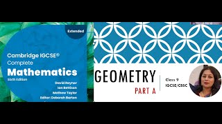 Geometry class 9 IGCSE Extended polygon regular polygon sum of interior and exterior angles [upl. by Ribal]