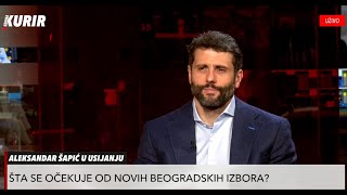 Aleksandar Ĺ apiÄ‡  Gostovanje u emisiji quotUsijanjequot  Kurir TV  432024 [upl. by Eilegna]