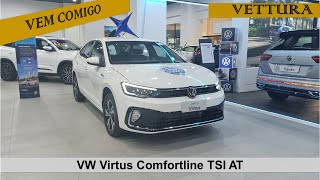 Virtus Comfortline 200 TSI  Sedan pra quem gosta de sedan [upl. by Esilrac]