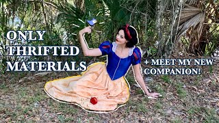 DIY Snow White Costume from Thrifted Materials Ft Love in a time of Quarantine [upl. by Itoyj]