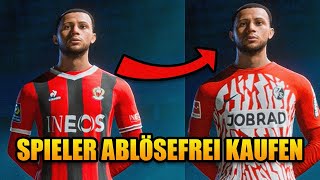 EA FC 24 Wie man Spieler ablösefrei holt 🤑💡 Karrieremodus Tipps amp Tricks [upl. by Chadburn]