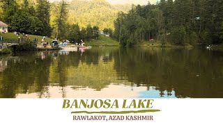 BANJOSA LAKE  Most Beautiful Lake in Rawlakot Azad Kashmir Cinematic Drone Footage DJI Mavic Air 2 [upl. by Lerrej]