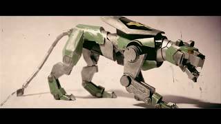 Voltron Green Lion scratchbuild  My own version [upl. by Anwahsat]