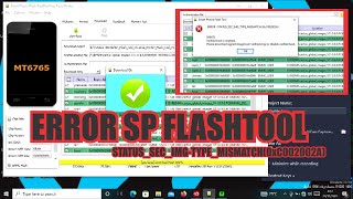 mediatek flashtool error flashing tidak berjalan [upl. by Leirol]