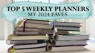 TOP 5 WEEKLY PLANNERS  2024 [upl. by Aldredge]