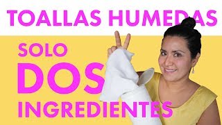 Cómo Hacer Toallas Húmedas DESINFECTANTES Reusables SOLO 2 INGREDIENTES [upl. by Nahsad]