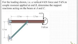 Beam with strut example [upl. by Jaine714]