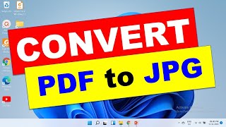 How to Convert PDF to JPG in Windows 11  Free [upl. by O'Mahony]