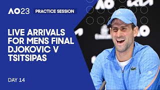 LIVE  Djokovic v Tsitsipas Arrivals Before The Final  Day 14  Australian Open 2023 [upl. by Lias]