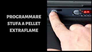 Programmare Stufa a pellet NORDICA EXTRAFLAME [upl. by Euqirdor959]