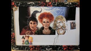 Cross Stitch 12 WIP Update Craft Room Tour Part 1 and a Special Request [upl. by Baniez]