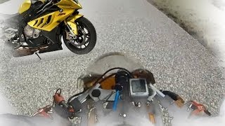 Illegal road run mini S1000rr GoPro HD [upl. by Kamin]