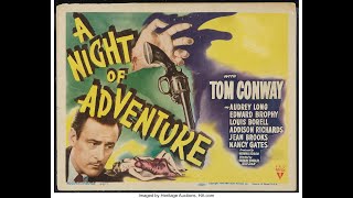 A Night of Adventure 1944 HD Classic Mystery Film noir  Tom Conway  Audrey Long  Edward Brophy [upl. by Lednem]