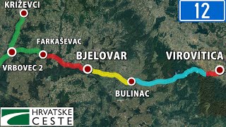 Izgradnja projekta brza cesta FARKAŠEVAC  BJELOVAR  VIROVITICA [upl. by Lamb710]